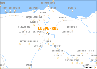 map of Los Perros