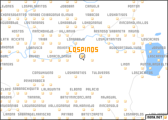 map of Los Pinos