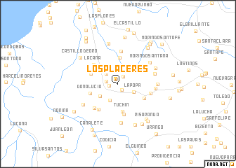 map of Los Placeres