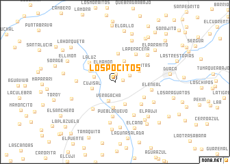 map of Los Pocitos