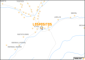 map of Los Positos