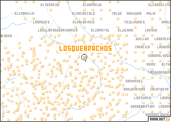 map of Los Quebrachos