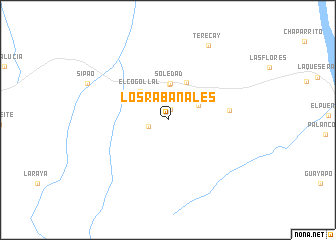 map of Los Rabanales