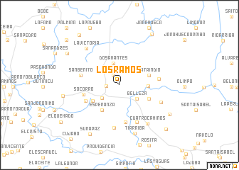 map of Los Ramos