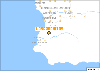 map of Los Ranchitos