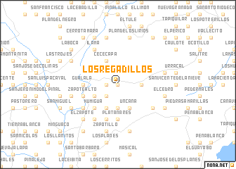 map of Los Regadillos