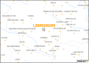map of Los Regadíos