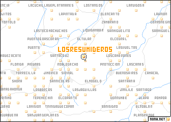 map of Los Resumideros