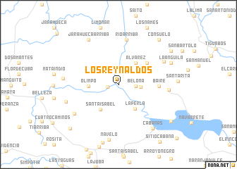 map of Los Reynaldos