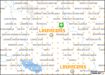 map of Los Rincones