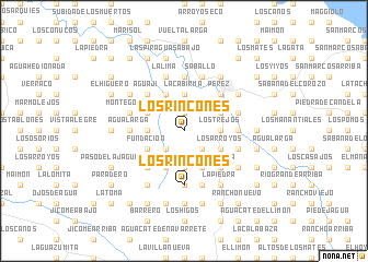 map of Los Rincones