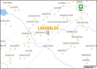 map of Los Robles