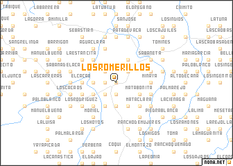 map of Los Romerillos