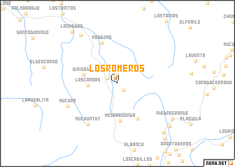 map of Los Romeros