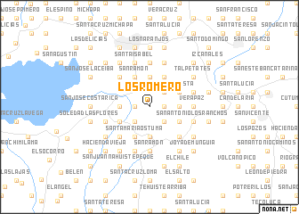 map of Los Romero