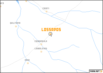 map of Los Sapos