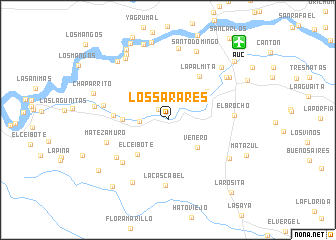 map of Los Sarares