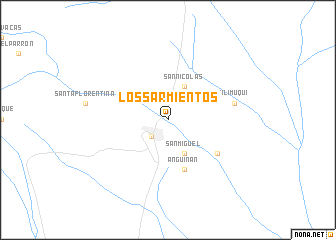 map of Los Sarmientos