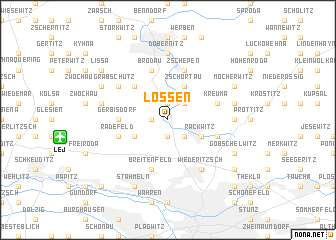map of Lössen
