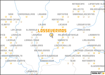 map of Los Severinos