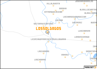 map of Los Soldados