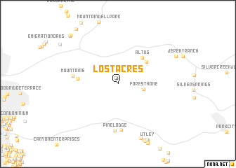 map of Lost Acres