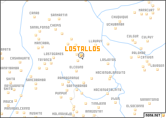 map of Los Tallos
