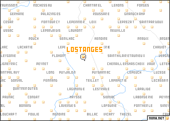map of Lostanges