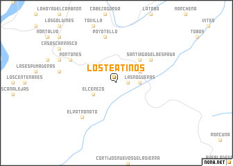 map of Los Teatinos