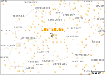 map of Los Teques