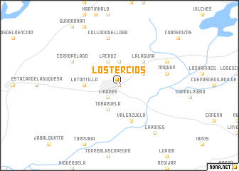 map of Los Tercios