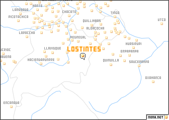 map of Los Tintes