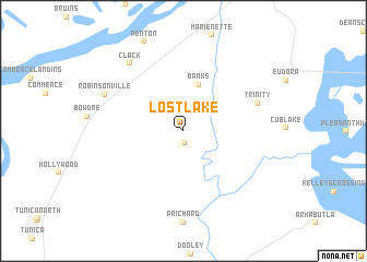 map of Lost Lake