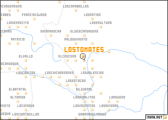 map of Los Tomates