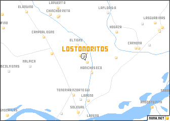 map of Los Tonoritos