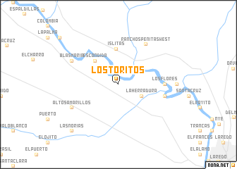 map of Los Toritos