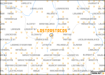 map of Los Trastacos
