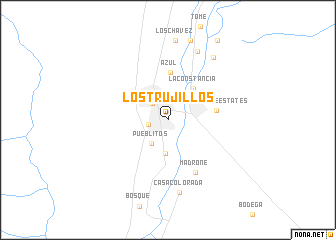 map of Los Trujillos