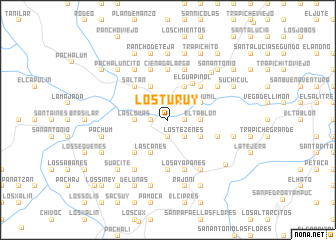 map of Los Turuy