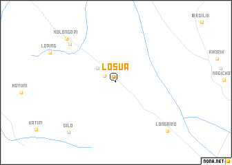 map of Losua