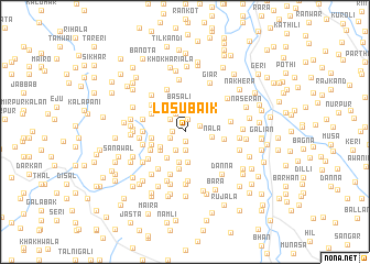 map of Losu Baik