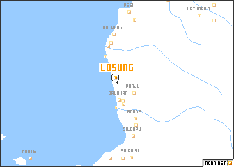 map of Losung