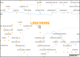 map of Los Utreras