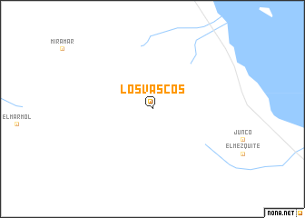 map of Los Vascos