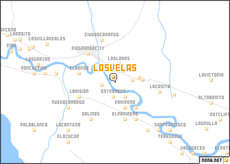 map of Los Velas