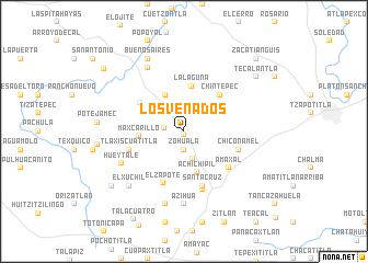 map of Los Venados