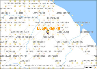 map of Los Vergara