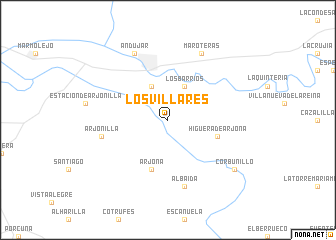 map of Los Villares