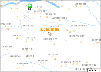 map of Los Vinos