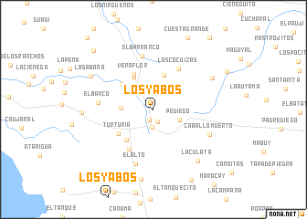 map of Los Yabos
